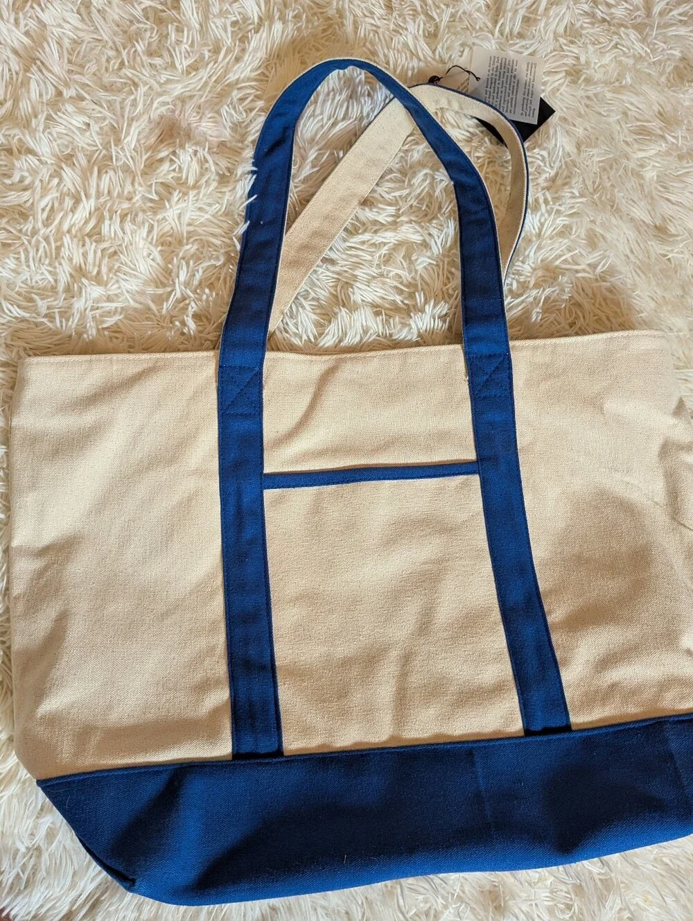 Viral NWT America & Beyond Amalfi Embroidered Canvas Tote Bag